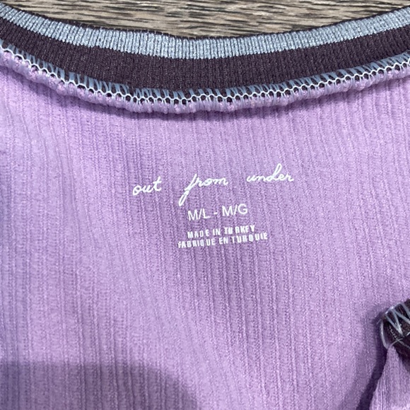 BDG Out From Under Purple Top - Picture 3 of 5